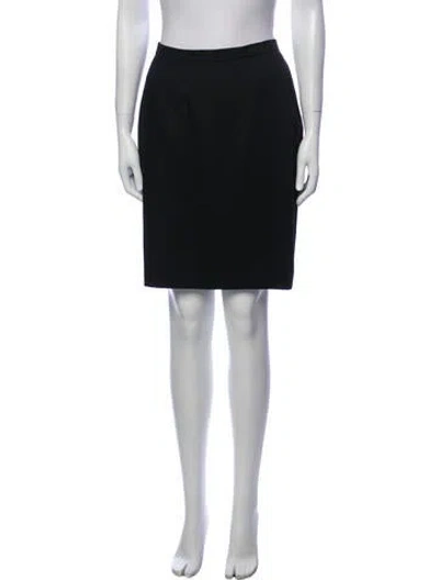 Pre-owned Vicky Tiel Mini Skirt In Black