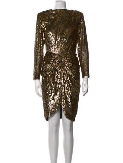 Pre-owned Vicky Tiel Vintage Mini Dress In Black