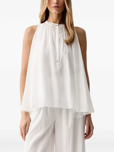 Vicolo Aline Bluse In White
