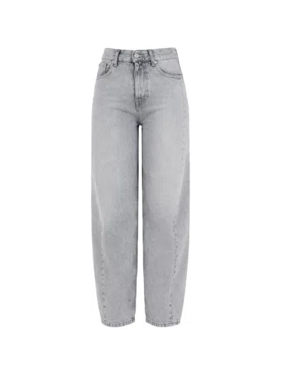 Vicolo Belt-loop Pocket Jeans In Gray