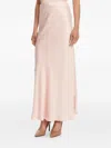 Vicolo Bias-cut Slip Maxi Skirt In Pink