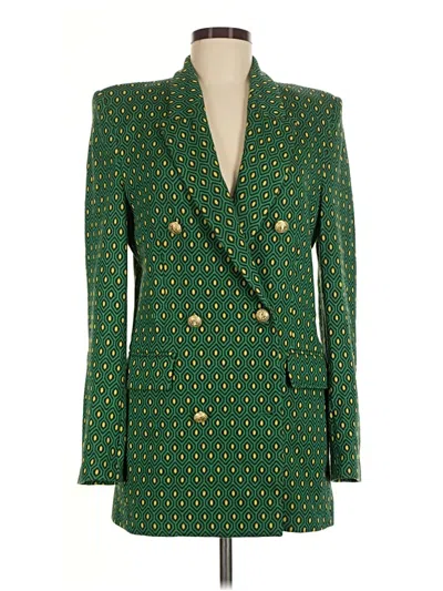 Pre-owned Vicolo Blazer Jacket In Green