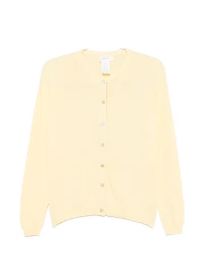 Vicolo Buttoned Cardigan In Yellow