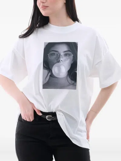 Vicolo Cotton T-shirt In White