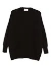 Vicolo Crew-neck Sweater In Black