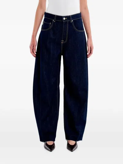 Vicolo Delia Barrel-cut Jeans In Blue