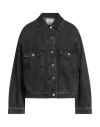 Vicolo Denim Couture Woman Denim Outerwear Black Size Onesize Cotton, Polyester, Polyurethane