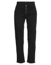 Vicolo Denim Couture Woman Jeans Black Size Xs Cotton, Elastomultiester, Elastane In Black