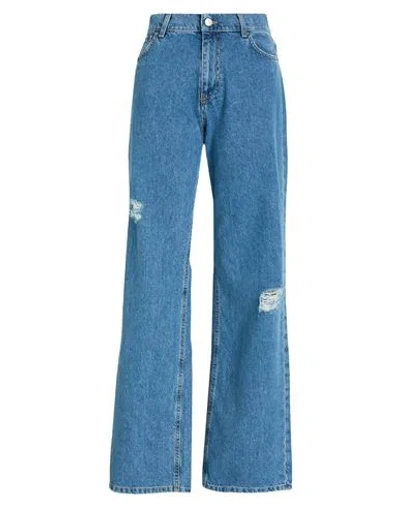 Vicolo Denim Couture Woman Jeans Blue Size L Cotton