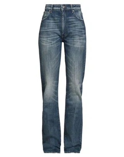 Vicolo Denim Couture Woman Jeans Blue Size L Cotton