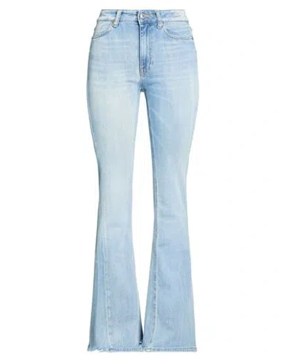 Vicolo Denim Couture Woman Jeans Blue Size L Cotton, Elastane