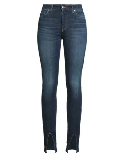 Vicolo Denim Couture Woman Jeans Blue Size M Cotton, Elastane