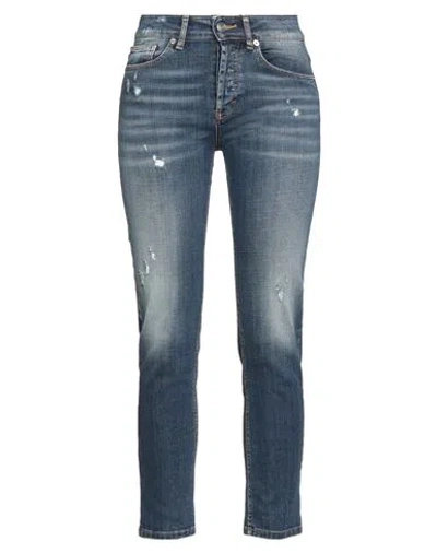 Vicolo Denim Couture Woman Jeans Blue Size S Cotton, Elastane