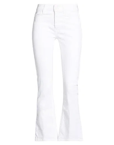 Vicolo Denim Couture Woman Jeans White Size Xs Cotton, Elastane