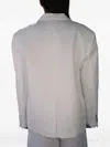 Vicolo Double-breasted Button Blazer In White
