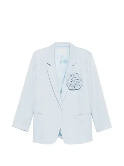 Vicolo Floral-applique Single-breasted Blazer In Multi