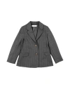 Vicolo Babies'  Girl Toddler Girl Blazer Grey Size 4 Polyester, Viscose, Elastane