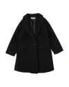 Vicolo Girl Toddler Girl Coat Black Size 6 Polyester In Black
