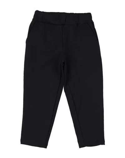 Vicolo Babies'  Girl Toddler Girl Pants Midnight Blue Size 4 Cotton, Lycra In Black