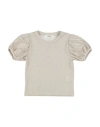 Vicolo Girl Toddler Girl Sweater Light Grey Size 6 Viscose, Polyester, Polyamide, Elastic Fibres In Grey