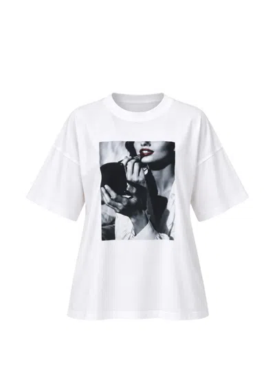 Vicolo Graphic-print T-shirt In White
