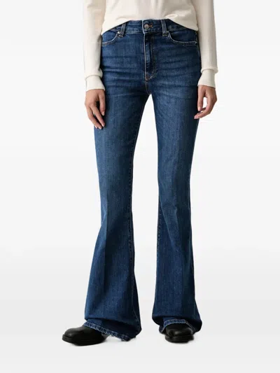 Vicolo Icon Gisele Flared-leg Jeans In Blue