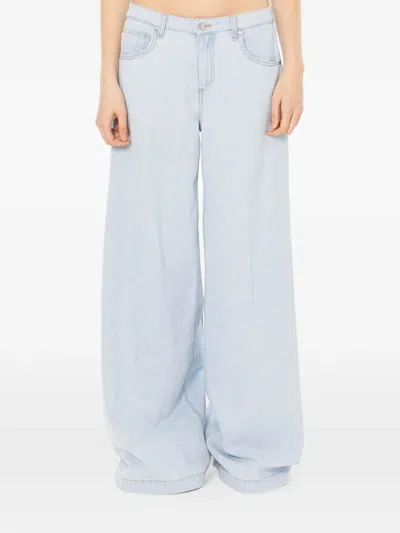Vicolo Madison Wide-leg Jeans In Black