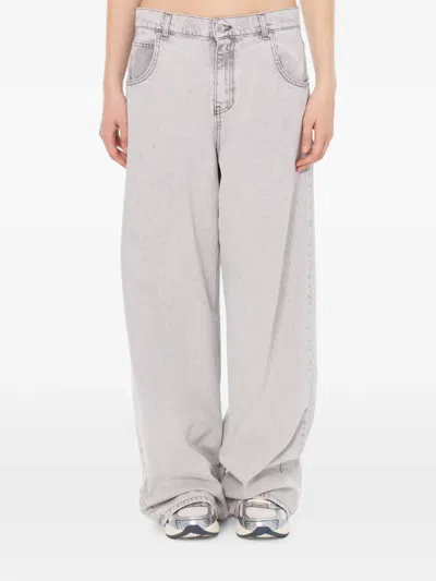 Vicolo Mia Wide-leg Jeans In Grey