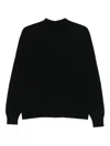 Vicolo Mock-neck Sweater In Black