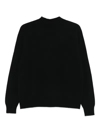 Vicolo Mock-neck Sweater In Black