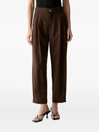 Vicolo 스트레이트 팬츠 In Brown