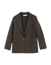 Vicolo Babies'  Toddler Girl Blazer Dark Green Size 6 Viscose, Polyamide, Elastane