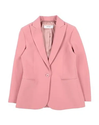 Vicolo Babies'  Toddler Girl Blazer Pink Size 6 Polyester, Elastane