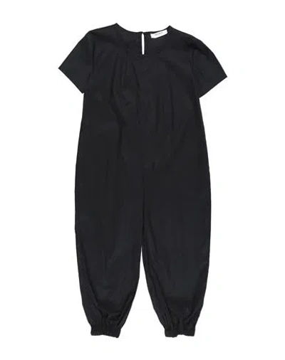 Vicolo Babies'  Toddler Girl Jumpsuit Black Size 6 Cotton, Elastane
