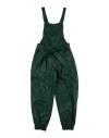 Vicolo Toddler Girl Overalls Dark Green Size 6 Viscose, Polyurethane In Green