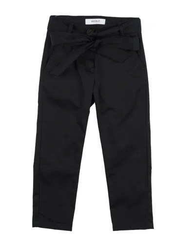 Vicolo Babies' Pants In Black