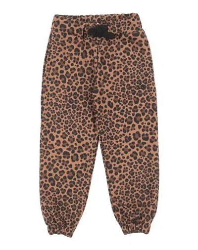 Vicolo Babies'  Toddler Girl Pants Brown Size 6 Cotton, Polyester