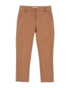Vicolo Toddler Girl Pants Camel Size 6 Polyester, Cotton, Elastane In Beige