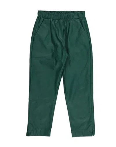 Vicolo Babies'  Toddler Girl Pants Dark Green Size 6 Polyurethane, Viscose