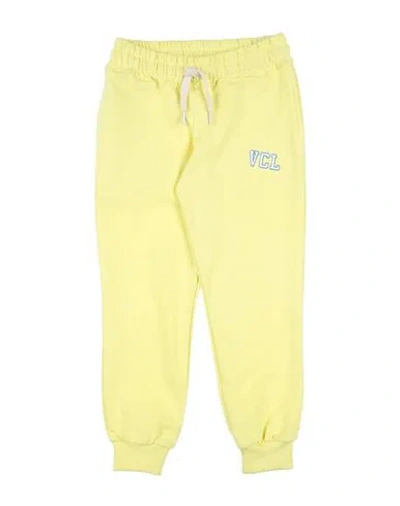 Vicolo Babies'  Toddler Girl Pants Pastel Yellow Size 6 Cotton, Elastane
