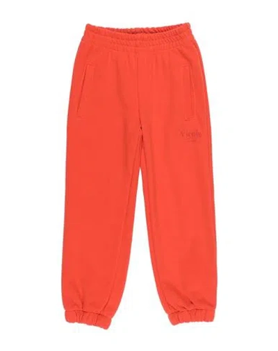 Vicolo Babies'  Toddler Girl Pants Orange Size 6 Cotton, Polyester