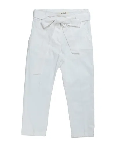 Vicolo Babies' Pants In White