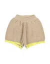 Vicolo Toddler Girl Shorts & Bermuda Shorts Beige Size 6 Cotton, Acrylic In Beige