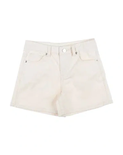 Vicolo Babies'  Toddler Girl Shorts & Bermuda Shorts Cream Size 6 Cotton, Elastane In White