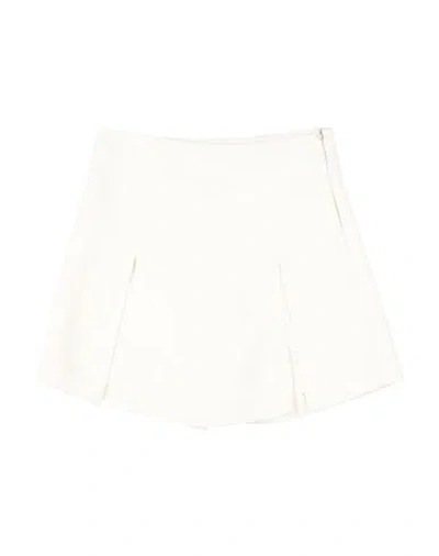 Vicolo Babies'  Toddler Girl Shorts & Bermuda Shorts Ivory Size 6 Polyester, Elastane In White