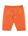 Vicolo Babies'  Toddler Girl Shorts & Bermuda Shorts Orange Size 4 Polyester, Polyurethane