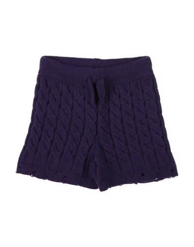 Vicolo Babies'  Toddler Girl Shorts & Bermuda Shorts Purple Size 6 Acetate