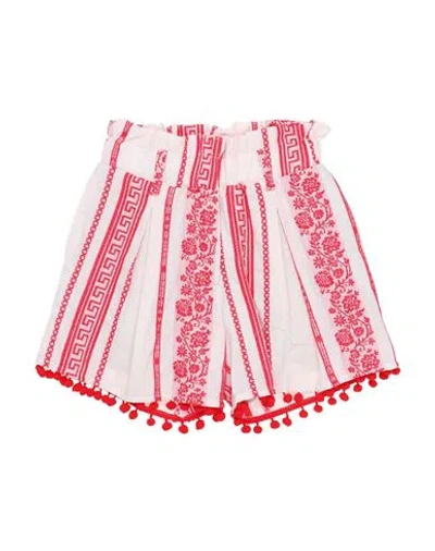 Vicolo Babies'  Toddler Girl Shorts & Bermuda Shorts White Size 6 Cotton, Polyester