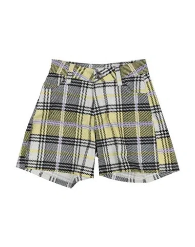 Vicolo Babies'  Toddler Girl Shorts & Bermuda Shorts Yellow Size 6 Cotton, Elastane