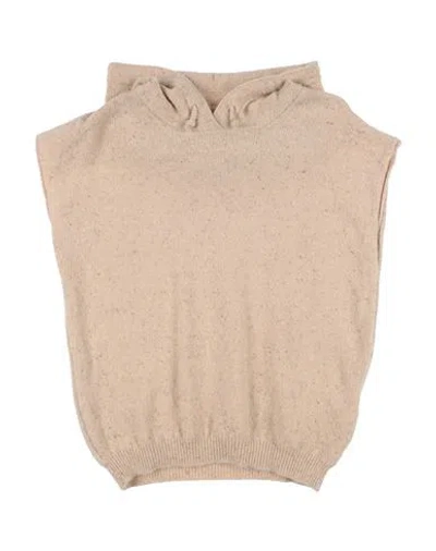 Vicolo Babies'  Toddler Girl Sweater Beige Size 6 Wool, Polyamide, Elastane